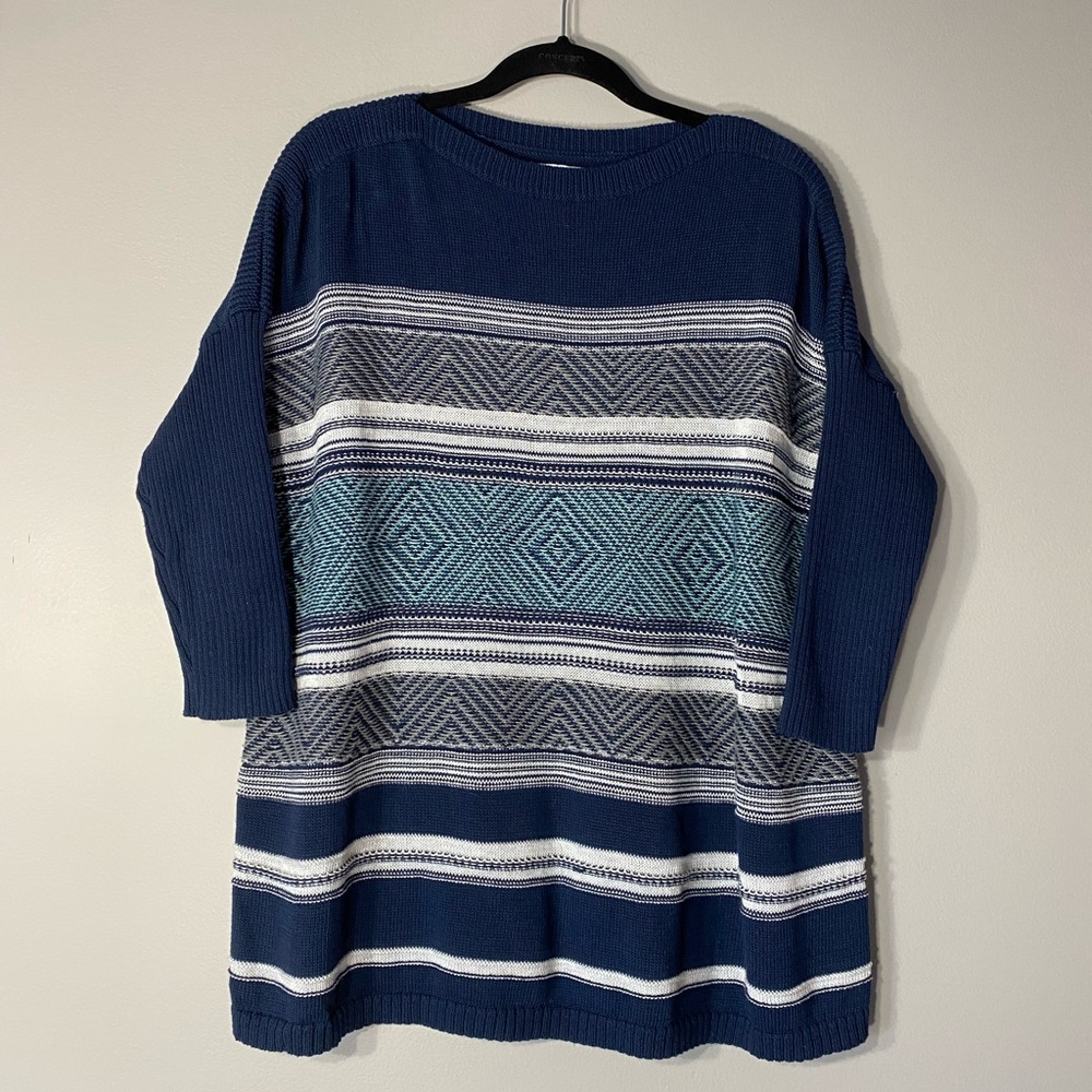Sonoma for Life Sweater Blue Multicolor M
Warm Cozy Gramma Chic